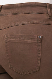 Twigie Coloured Shape-On Straight Jeans | Nougat