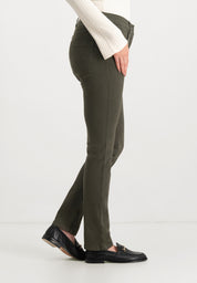 Twigie Coloured Shape-On Straight Jeans | Olive
