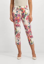 Kora Cropped Pants | Mixed Reds