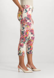 Kora Cropped Pants | Mixed Reds