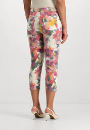 Kora Cropped Pants | Mixed Reds