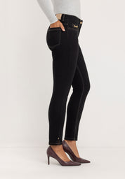 Sarah Bootcut Pants | Black-Black