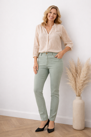 Twigie Shape-On Skinny Legging Jeans | Moss